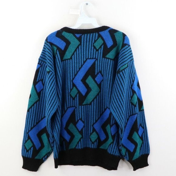 Vintage Streetwear Ed Bassmaster Striped Sweater - Picture 5 of 7